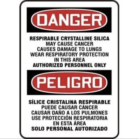 Accuform BILINGUAL DANGER SAFETY SIGN SBMCAW003VA SBMCAW003VA